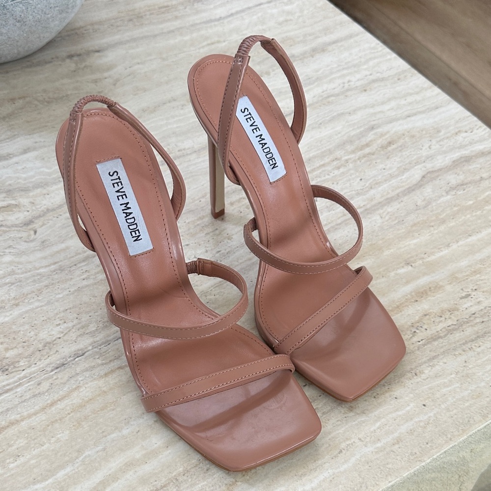 Steve Madden Brown Strappy Heels